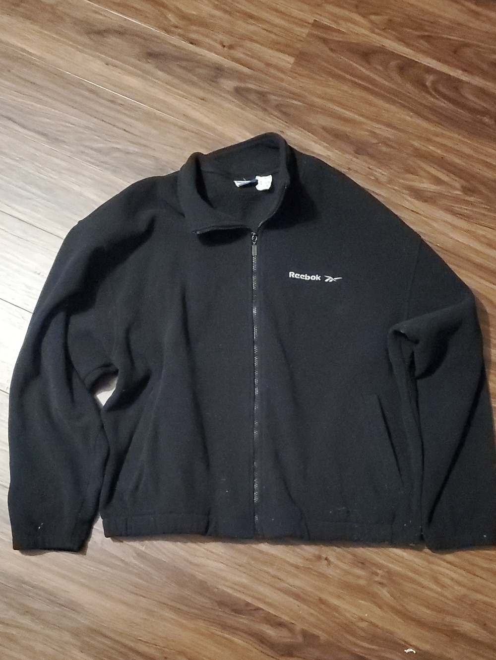 Reebok Black Men's Zip-Up Fleece Jacket